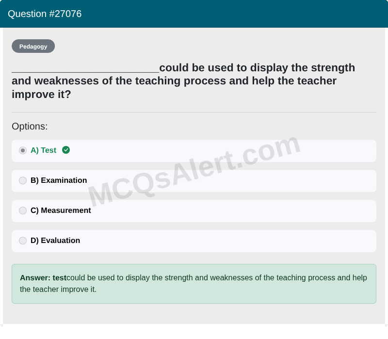 Question Screenshot
