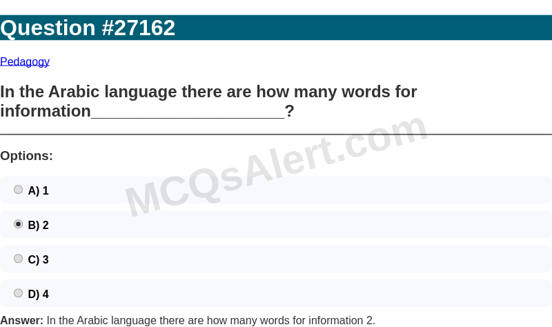 Question Screenshot