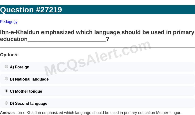 Question Screenshot