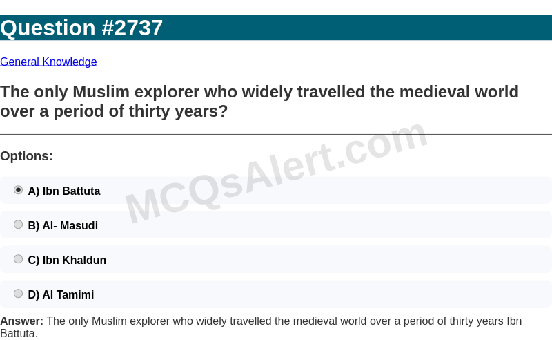 Question Screenshot