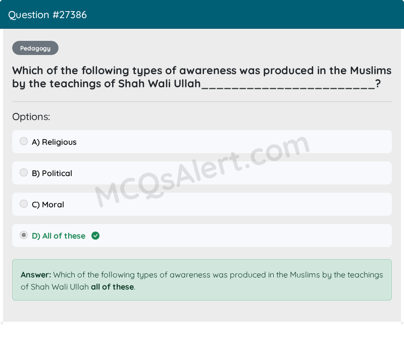 Question Screenshot