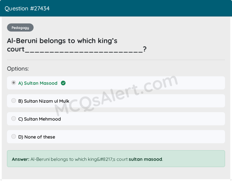 Question Screenshot