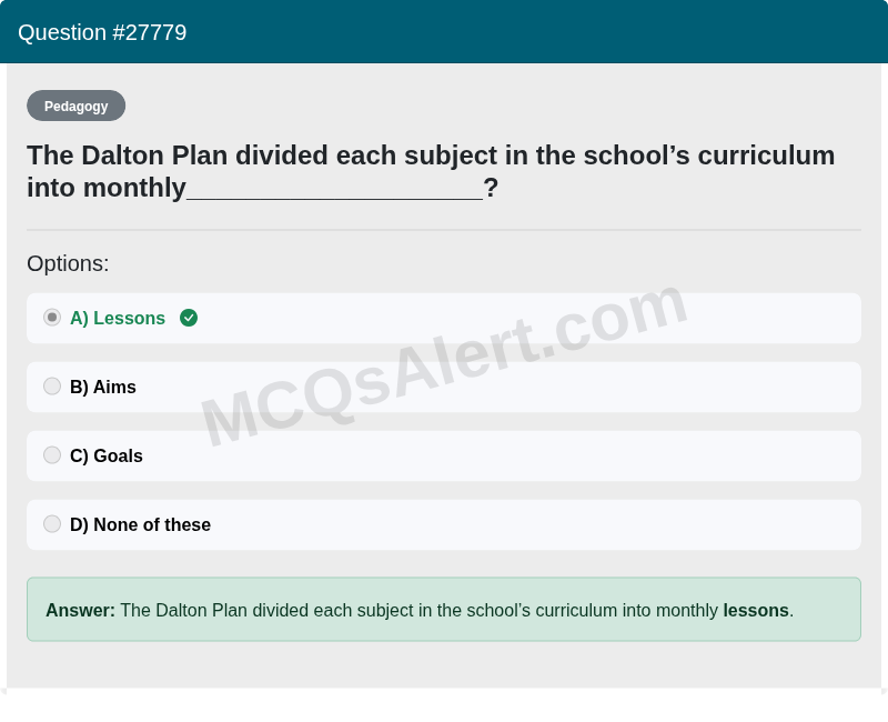 Question Screenshot