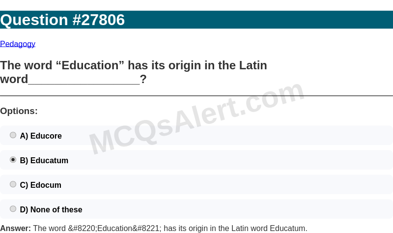 Question Screenshot