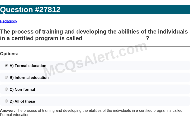 Question Screenshot