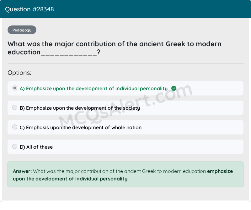 Question Screenshot