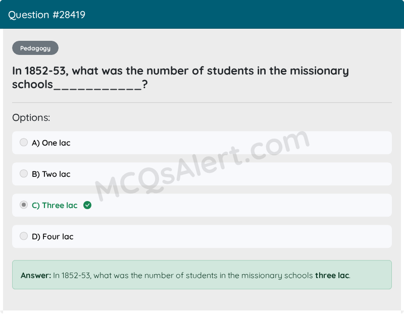 Question Screenshot