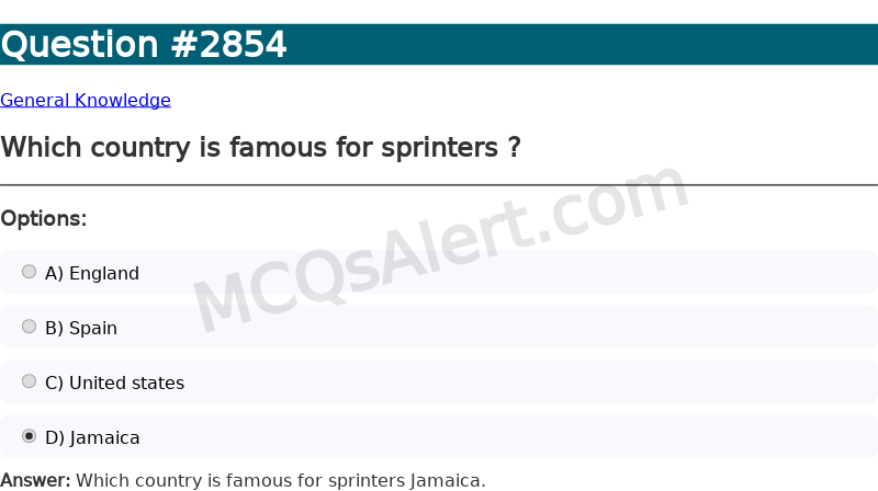 Question Screenshot