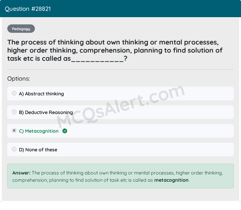 Question Screenshot