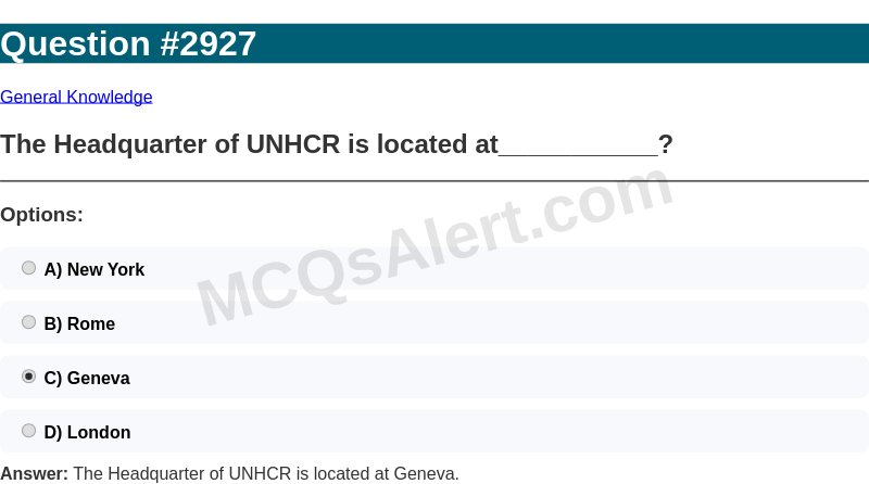 Question Screenshot