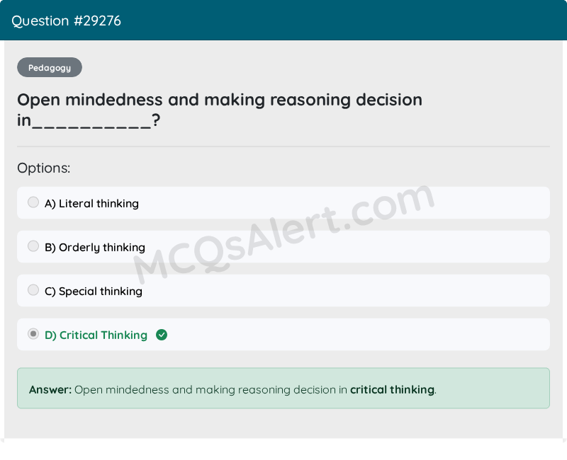 Question Screenshot