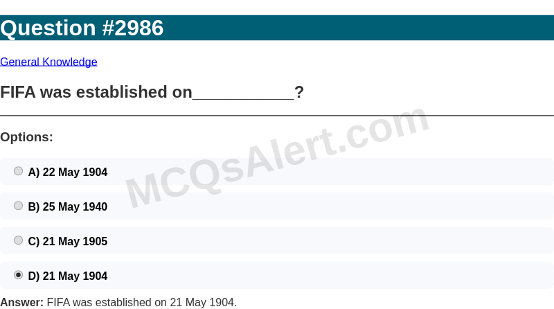 Question Screenshot