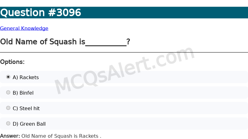 Question Screenshot