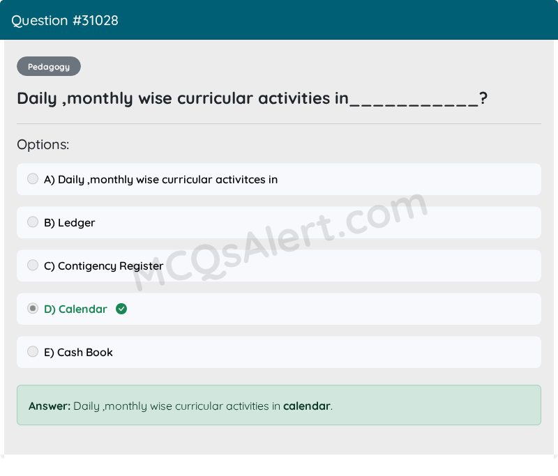 Question Screenshot