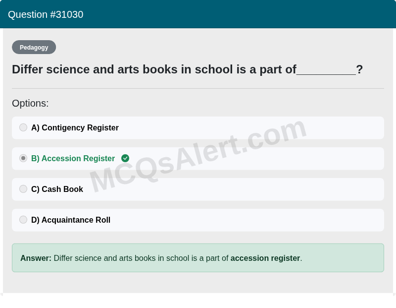 Question Screenshot