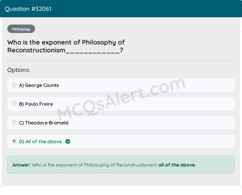Question Screenshot
