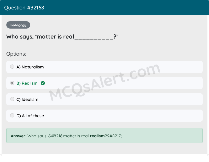Question Screenshot