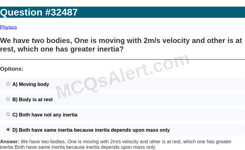 Question Screenshot
