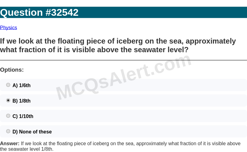 Question Screenshot