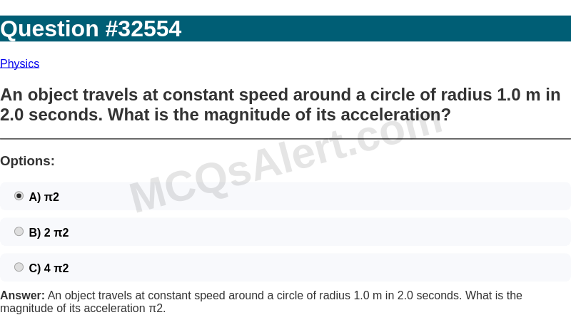 Question Screenshot