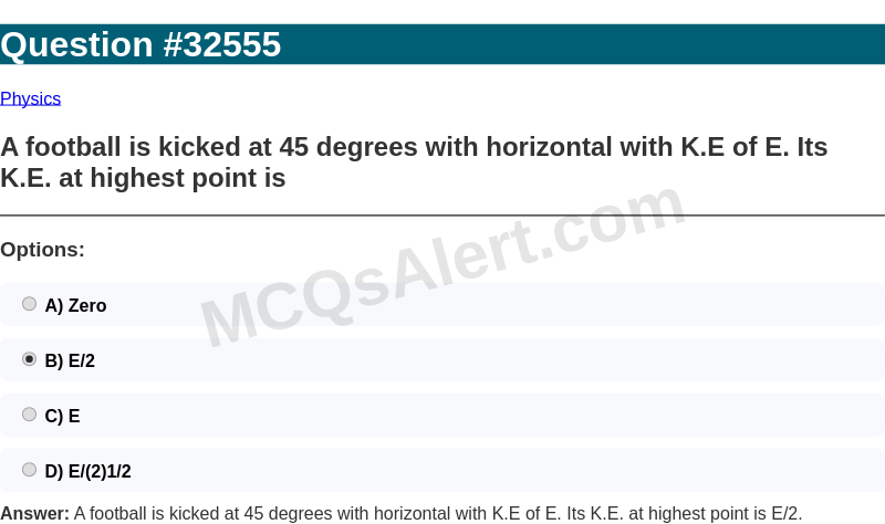 Question Screenshot