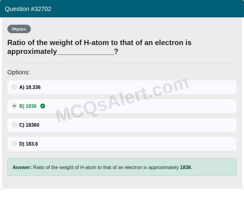 Question Screenshot