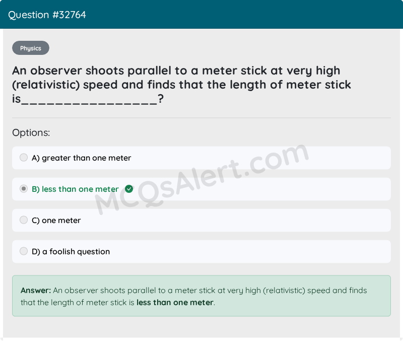 Question Screenshot