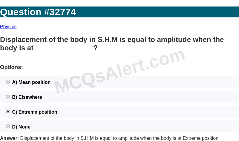 Question Screenshot