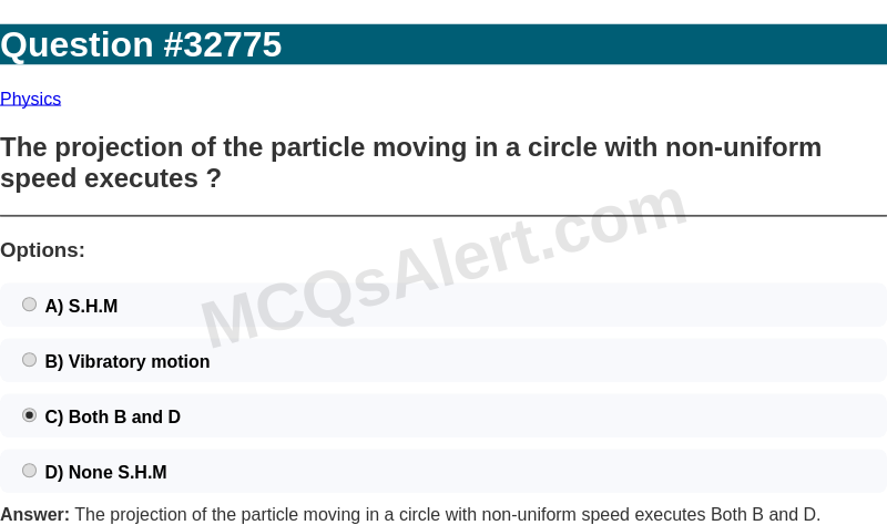 Question Screenshot