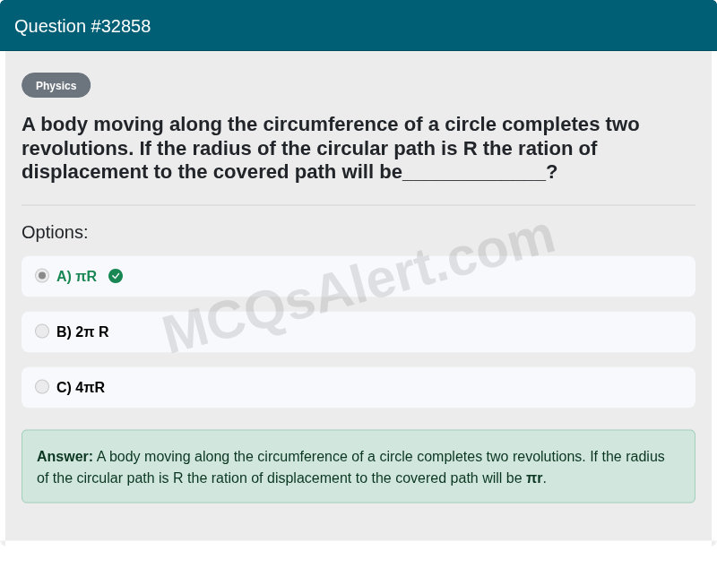 Question Screenshot