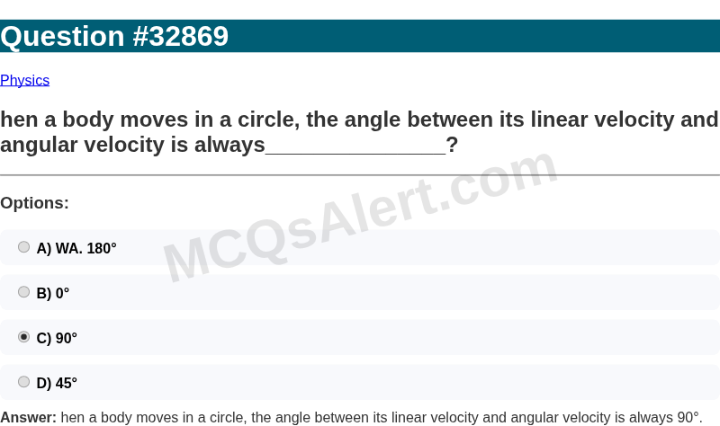 Question Screenshot
