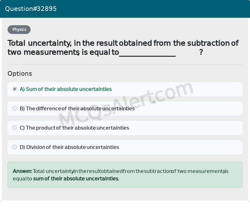 Question Screenshot