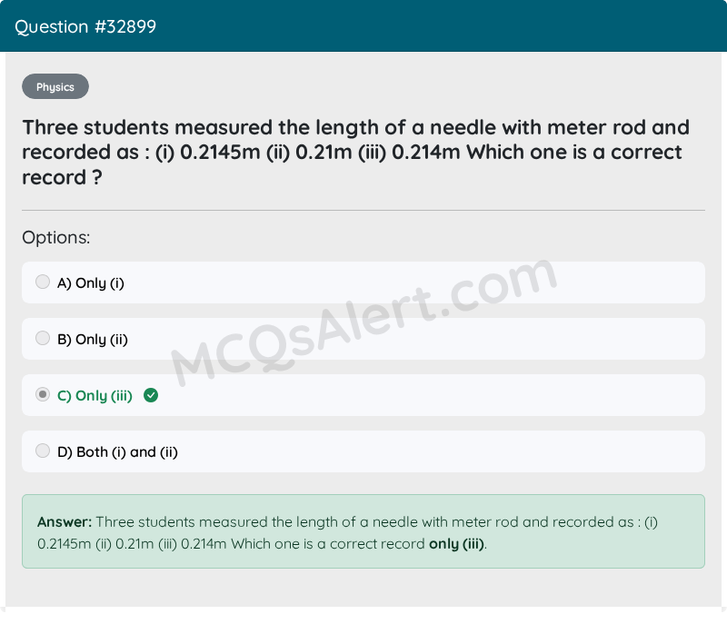Question Screenshot