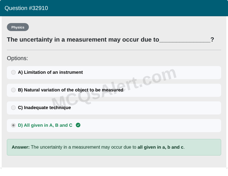 Question Screenshot