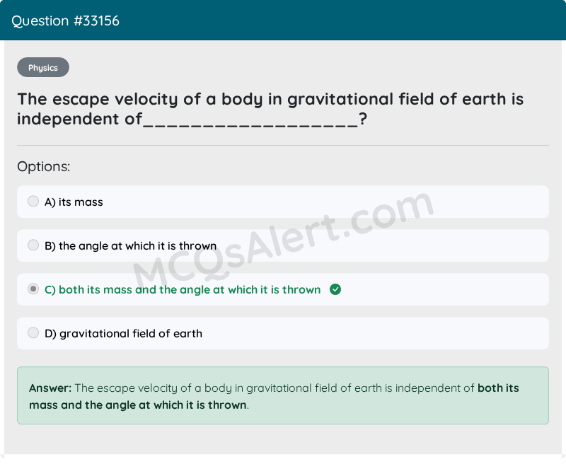 Question Screenshot
