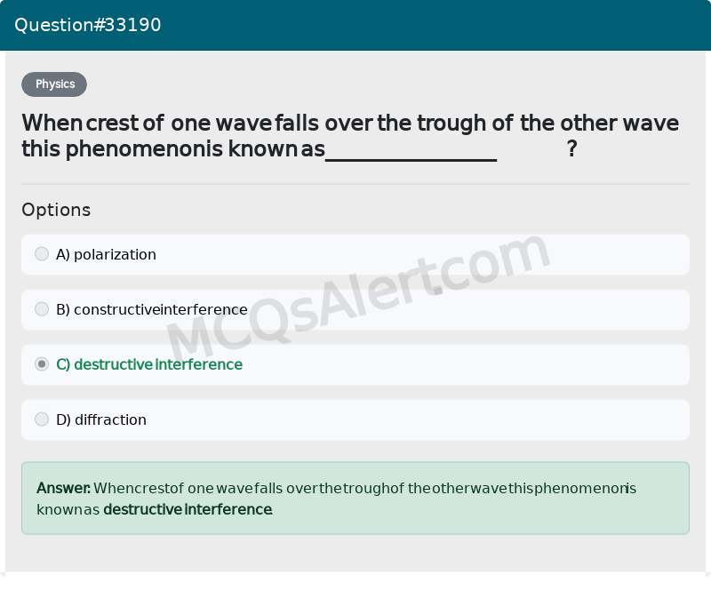 Question Screenshot