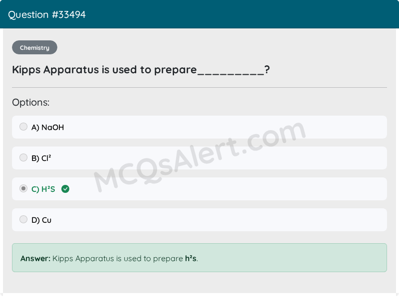 Question Screenshot