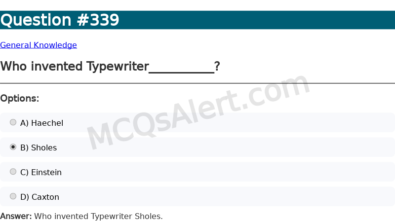 Question Screenshot