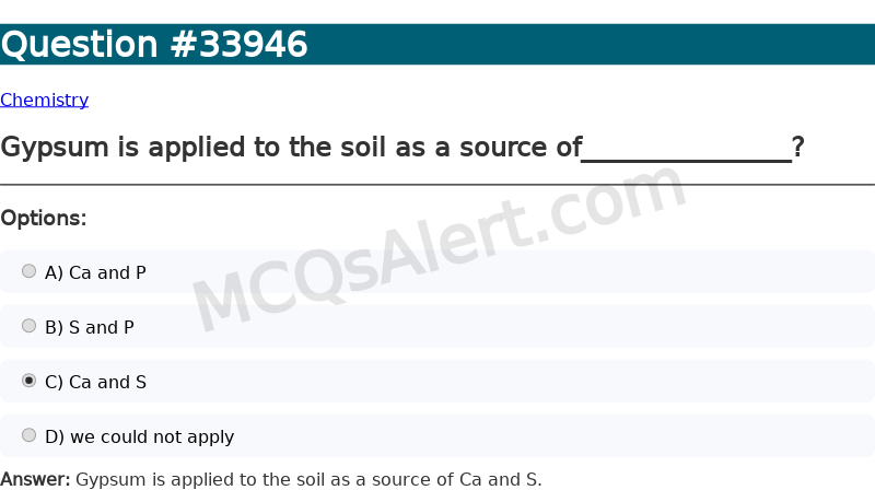 Question Screenshot