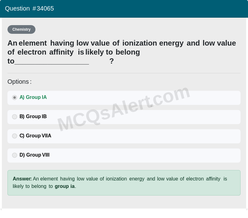 Question Screenshot