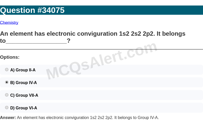 Question Screenshot