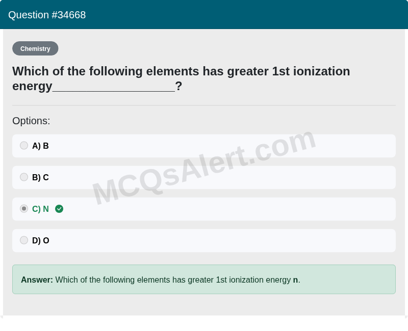 Question Screenshot
