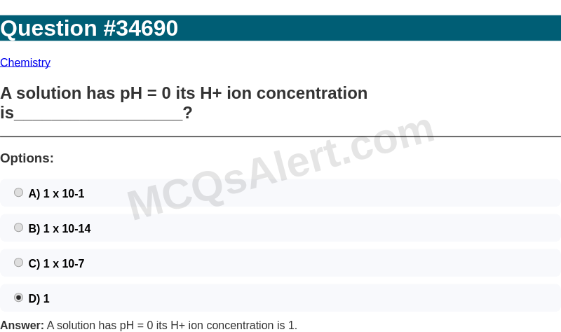 Question Screenshot