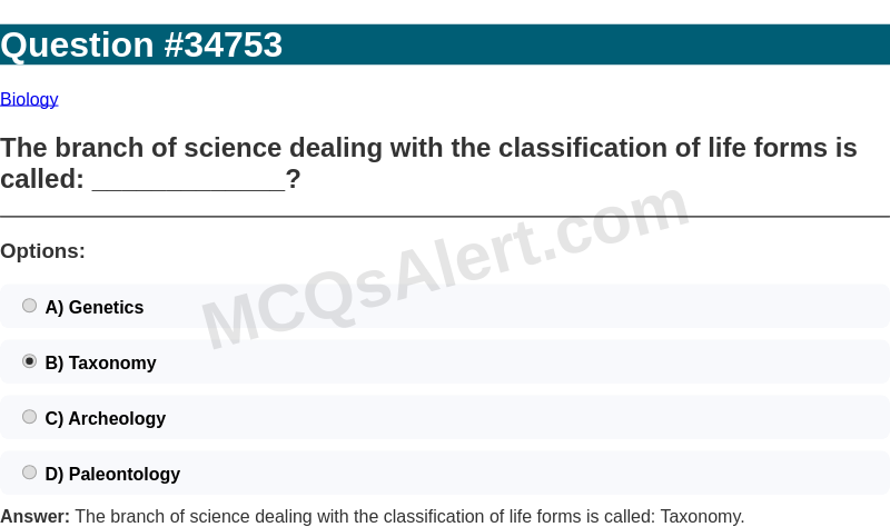 Question Screenshot