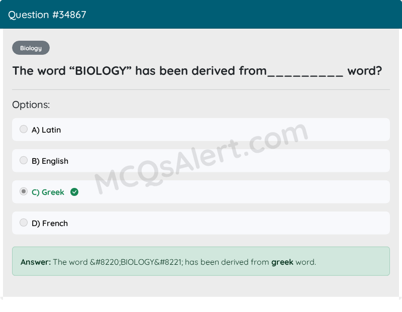 Question Screenshot