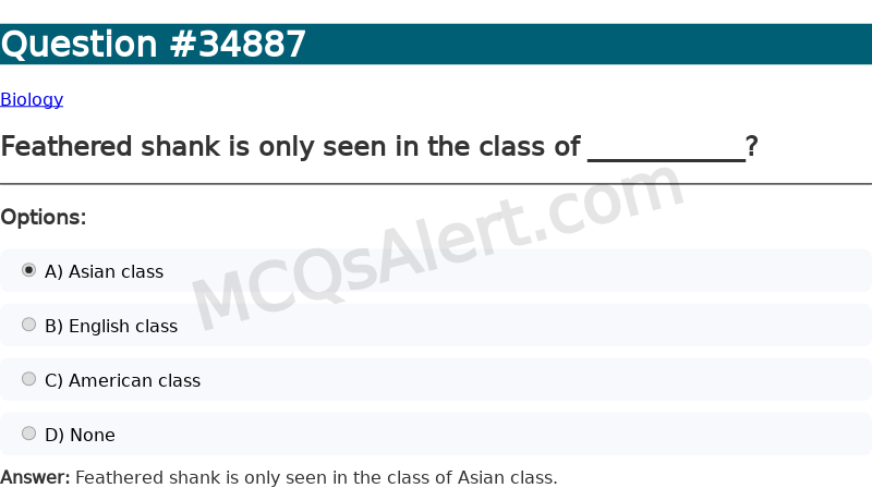 Question Screenshot