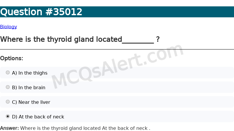 Question Screenshot