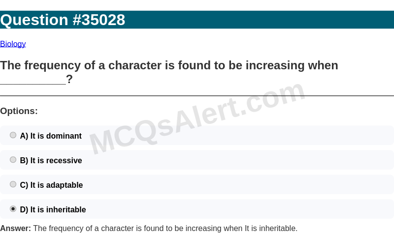 Question Screenshot