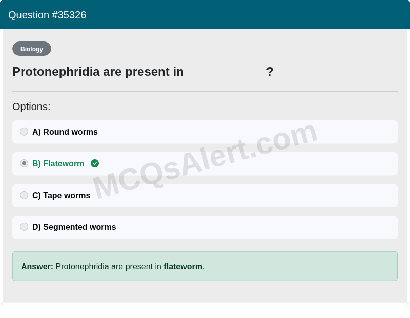 Question Screenshot