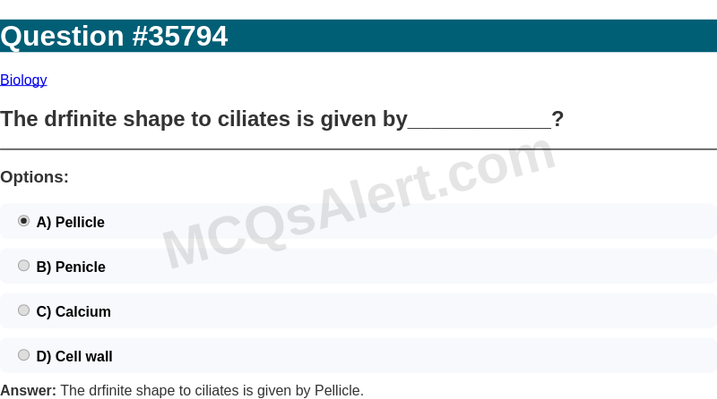 Question Screenshot